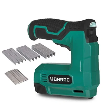 Afbeelding van VONROC Accu tacker 4V Complete set incl. 900 nieten en 300 spijkers