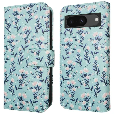Afbeelding van Google Pixel 8a Hoesje Kunstleder iMoshion Bookcase Blauw Telefoonhoesje