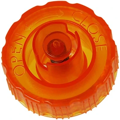 Afbeelding van SPARES2GO Bidondeksel compatibel met Dimplex Optimyst Elektrische Haard Kachel Container Dop Oranje