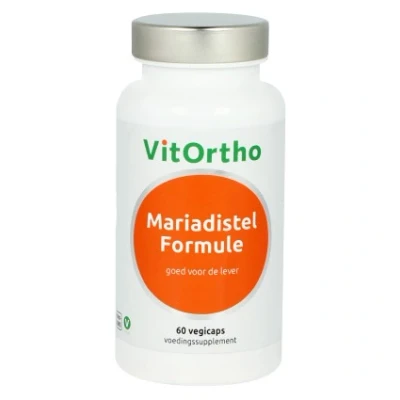 Afbeelding van 2x Vitortho Mariadistel Formule 60 vegacapsules
