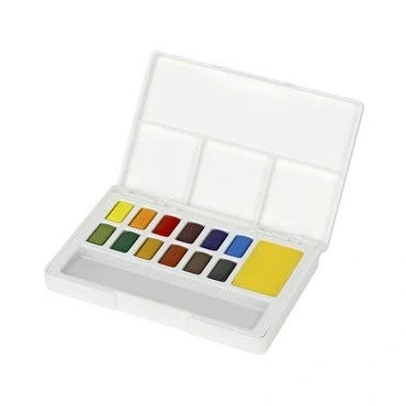 Afbeelding van Waterverf Faber Castell in box met 12 kleuren