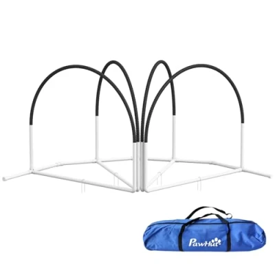 Afbeelding van PawHut Hürdenlaufset mit Tragetasche D07 042V00
