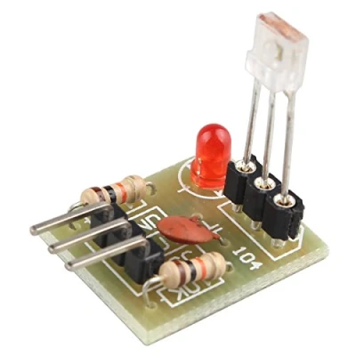 Afbeelding van HALJIA Lasersensormodule met ongemoduleerde laserontvangstbuis, hoog uitgangsvermogen, compatibel Arduino Raspberry Pi enz.