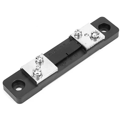 Afbeelding van 50 A/100 A stroom Shunt Ampère weerstand Panel meter stroomtester 75 mV FL 2 voor digitale ampèremeter analoge (50 A)