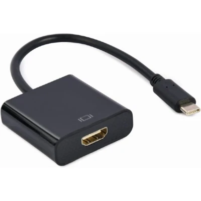 Afbeelding van USB type C naar HDMI adapter, 4K@30Hz, 15 cm, zwart