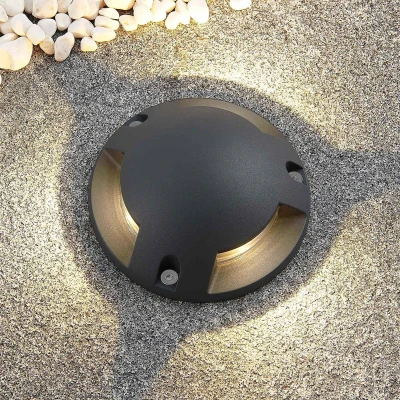 Afbeelding van Lindby Huban LED vloeropbouwlamp, 3 lamps