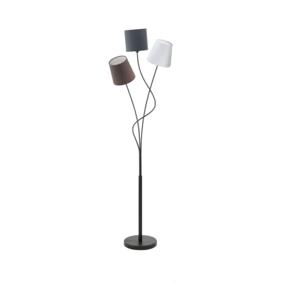 Afbeelding van EGLO Maronda Vloerlamp E14 152 cm Zwart/Antraciet, Wit, Bruin