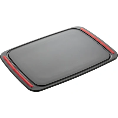 Afbeelding van Brund Easy Cut Snijplank 41X30X0.8 Cm Zwart/Rood