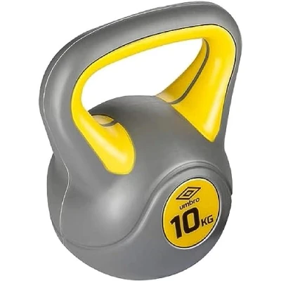 Afbeelding van Umbro Kettlebell 10kg Instapgewicht Man Beginner Kunststof Gewicht Grijs