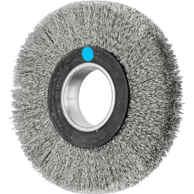Afbeelding van PFERD 43701240 Ronde borstel breed ongetordeerd RBU Ø 180 x 25 mm variabel boorgat Ø roestvrijstalen draad 0,30 voor slijpblok 1 stuk(s)