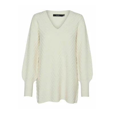 Afbeelding van Vero Moda VNEK Trui, Dames, Maat: XS, Birch