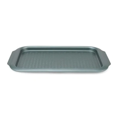 Afbeelding van Progress Shimmer 39cm oven Sheet, Non Stick met Textured Base, gemakkelijk te reinigen, veilig tot 220C, Carbon Steel, Green