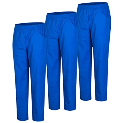 Afbeelding van MISEMIYA Set van 3 Uniformen Medische Scrub Broek Unisex Ziekenhuis Uniform Ref.8312, Koningsblauw 21, L