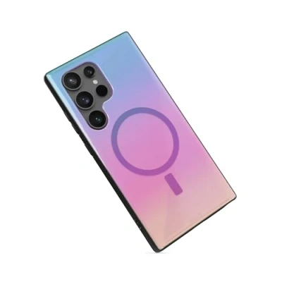 Afbeelding van Mous voor Samsung Galaxy S24 Ultra hoesje MagSafe Compatibel Helder Clarity 2.0 iriserend Beschermend Krasbestendig, kristalhelder en slank ontwerp Schokbestendig
