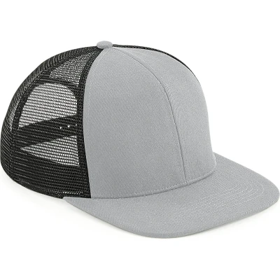 Afbeelding van Beechfield Unisex Volwassen Trucker Cap (Grijs/Zwart)