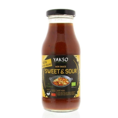Afbeelding van Yakso Woksaus sweet &amp; sour 240 ml