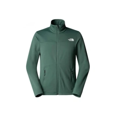 Afbeelding van The North Face Cedar Trail GRID Jacket Fleecejas, Heren, Maat: XL, Duck green