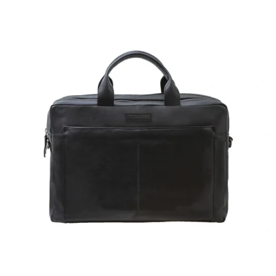 Afbeelding van Pride and Soul Aktetas NOMAD 30x42x13cm leer zwart JU 47530