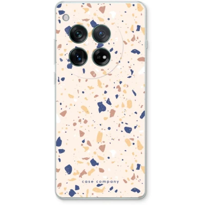 Afbeelding van Case Company® hoesje geschikt voor OnePlus 12r Terrazzo N23 Soft Cover Telefoonhoesje Bescherming aan alle Kanten en Schermrand