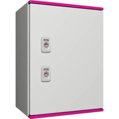 Afbeelding van Rittal ax kunststof wandkast zonder zichtvenster deur rondom ingeschuimde pu afdichting halogeenvrij ip66 kleur als ral 7035 1434000