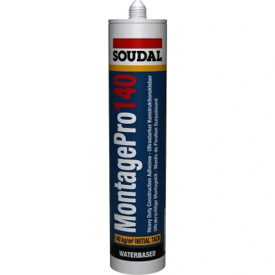 Afbeelding van Soudal Montagepro 140 Montagelijm Wit 310 ml 112129