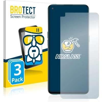 Afbeelding van BROTECT Screenprotector voor OnePlus Nord CE 5G Folie Beschermfolie Beschermglas transparant (3 Stuks)