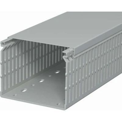 Afbeelding van Obo lk4 bedradingskoker bodemperforatie hxbxl 80x100x2000mm steengrijs ral7030 6178233