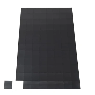 Afbeelding van First4magnets MFA42525(SA) 1 A4 vel 96 zelfklevende magnetische velden (25 x 25 0,76 mm) (1 verpakking), zilver, 10 3 cm