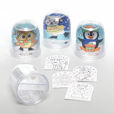 Afbeelding van Baker Ross FC266 arctic sneeuwbollen pak van 4, Knutselspullen en Knutselsets voor Kinderen,assorted