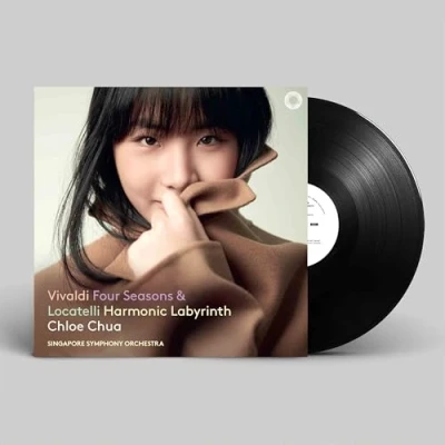 Afbeelding van Chloe Chua, Singapore Symphony Orchestra, Chan Yoong Han Vivaldi: Four Seasons &amp; Locatelli: Harmonic Labyrint (2 LP) (Deluxe Edition)