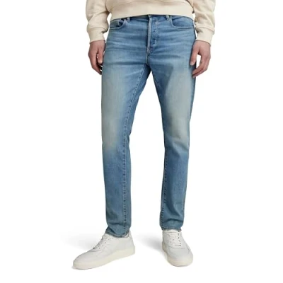 Afbeelding van G Star Raw 3301 Slim Jeans heren,Blauw (Sun Faded Waterside 51001 d503 g561),40W / 36L