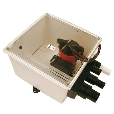 Afbeelding van Johnson pump douche afvoerset multiport 12v/3 4a 72l/min