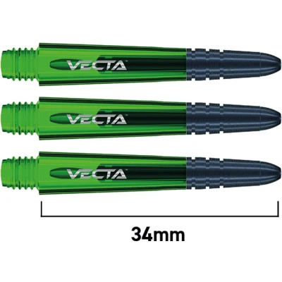 Afbeelding van WINMAU Vecta Dartschachten Groen, Korte 1 set per pakket (3 in totaal)