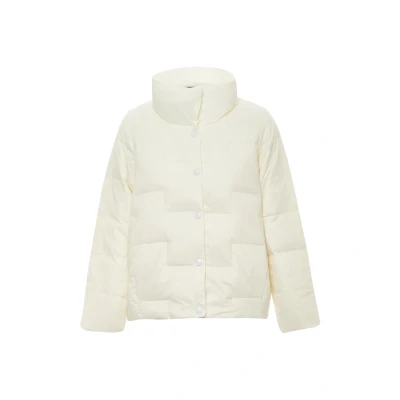 Afbeelding van myMo Winterjas, Dames, Maat: 40, Wollweiss
