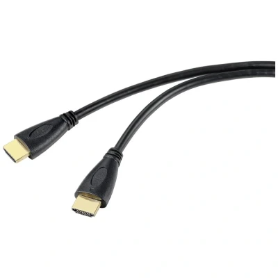 Afbeelding van SpeaKa Professional SP 10133276 HDMI kabel Aansluitkabel A stekker, stekker 0.50 m Zwart 4K UHD, Audio Return Channel (ARC)