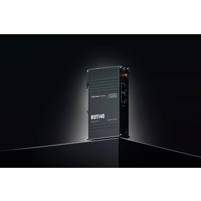 Afbeelding van Teltonika NETWORKS RUT140 industriële Ethernetrouter, Router, Zwart
