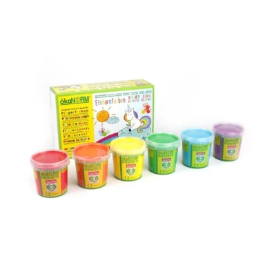 Afbeelding van ökoNORM Vingerverf &quot;Einhorn&quot; 6 stuks