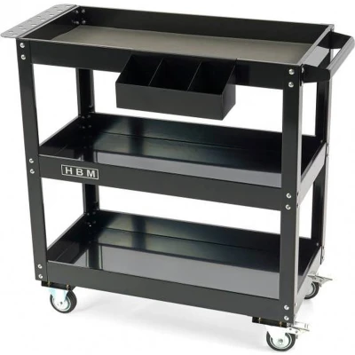 Afbeelding van HBM deluxe gereedschapstrolley 3 laags, 76 cm
