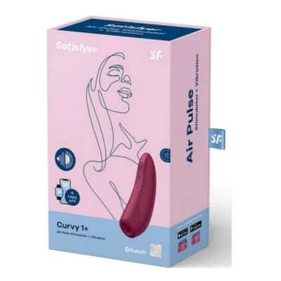Afbeelding van Satisfyer Curvy 1 Luchtdruk Vibrator GRATIS TOY bij iedere bestelling v.a. 40,
