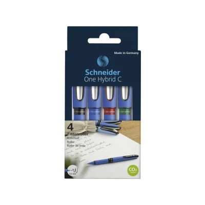 Afbeelding van Rollerball Schneider One Hybrid C 0,5mm etui 4 stuks