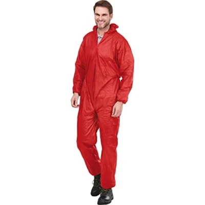 Afbeelding van Reis KOM schilderspak full body pak overall beschermend lakpak rood XXL maat