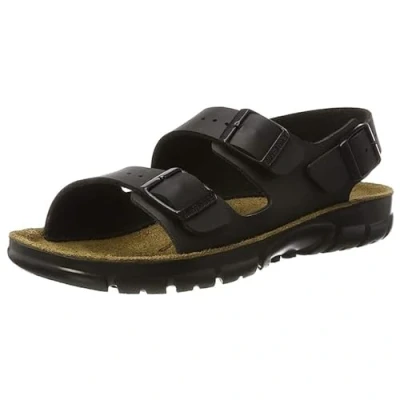 Afbeelding van BIRKENSTOCK Kano unisex volwassenen werkschoen soft bed (BIRKO FLOR) zwart Gr. 38, zwart, 41 EU