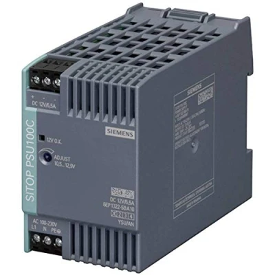 Afbeelding van Siemens sitop psu100c 12 v 6 5 a stabilized power supply 6ep1322 5ba10