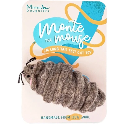 Afbeelding van Kattenspeeltje Monte de muis grijs