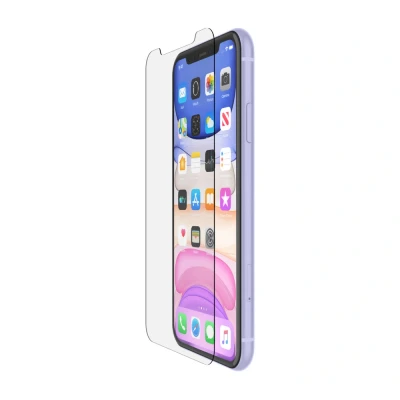 Afbeelding van Belkin ScreenForce InvisiGlass Antimicrobiële Ultra screenprotector Geschikt voor iPhone 11