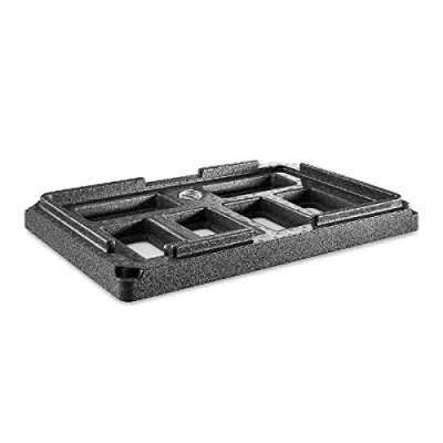 Afbeelding van thermohauser Koelopzetframe Gastrostar GN 1/1 voor EPP thermobox 60 x 40 8 cm maximaal 6 koelaccu&#039;s, zwart