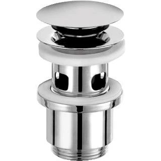Afbeelding van Kludi afvoerplug push open met overloop chroom