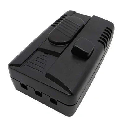 Afbeelding van PB Versand led voetdimmer met 2 uitgangen (dimmer en schakelaar) traploos dimbaar voor dimbare lampen dimmer snoer tussendimmer geruisloze