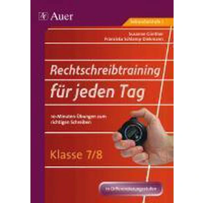 Afbeelding van Rechtschreibtraining für jeden Tag Klasse 7 8