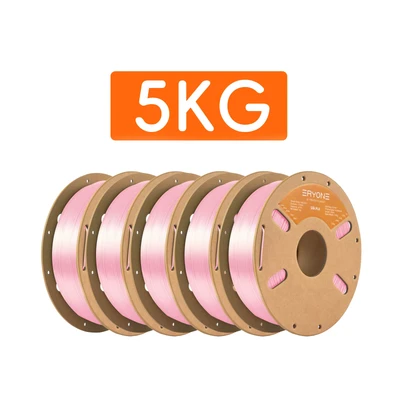 Afbeelding van ERYONE High Speed Filament Silk Dual Color 1.75mm +/ 0.03mm, 3D Printing PLA Pro Fit Most FDM Printer, 1kg (2.2LBS) / Spool, Red &amp; Green